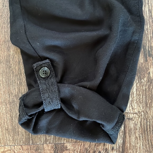 Knox Rose 100% Rayon Black Ankle Joggers Pull-On Pants, Size Small,Elastic Waist - Picture 5 of 15